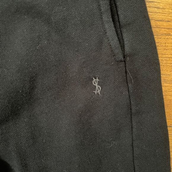 Ksubi Black Fleece Sweatpants Size Small Oversized Streetwear Fit - Picture 4 of 12